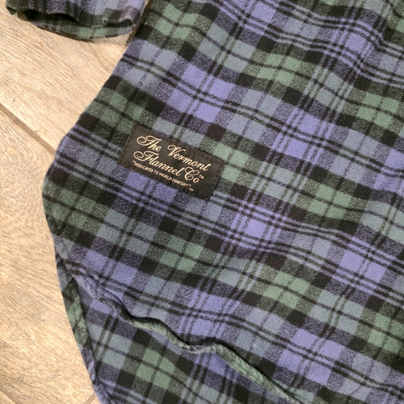 The Vermont Flannel Company Tunic Womens Top Shirt Sz XS Small Oversized - Picture 2 of 5
